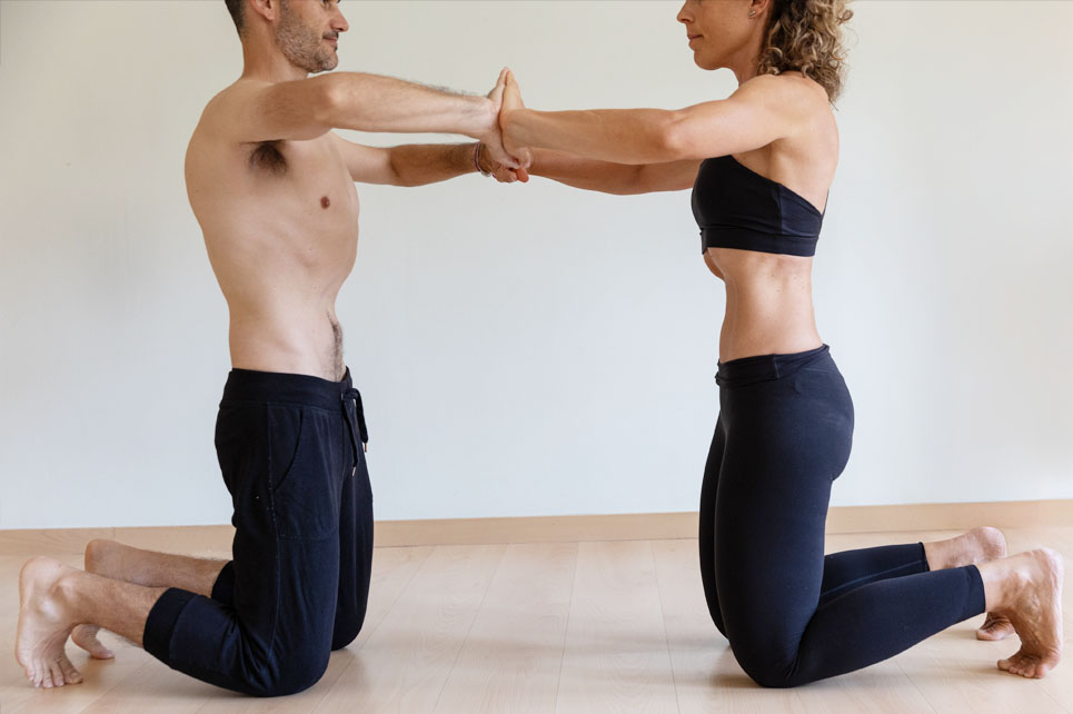 Ejercicios hipopresivos en pareja en Fisioterapia Idun